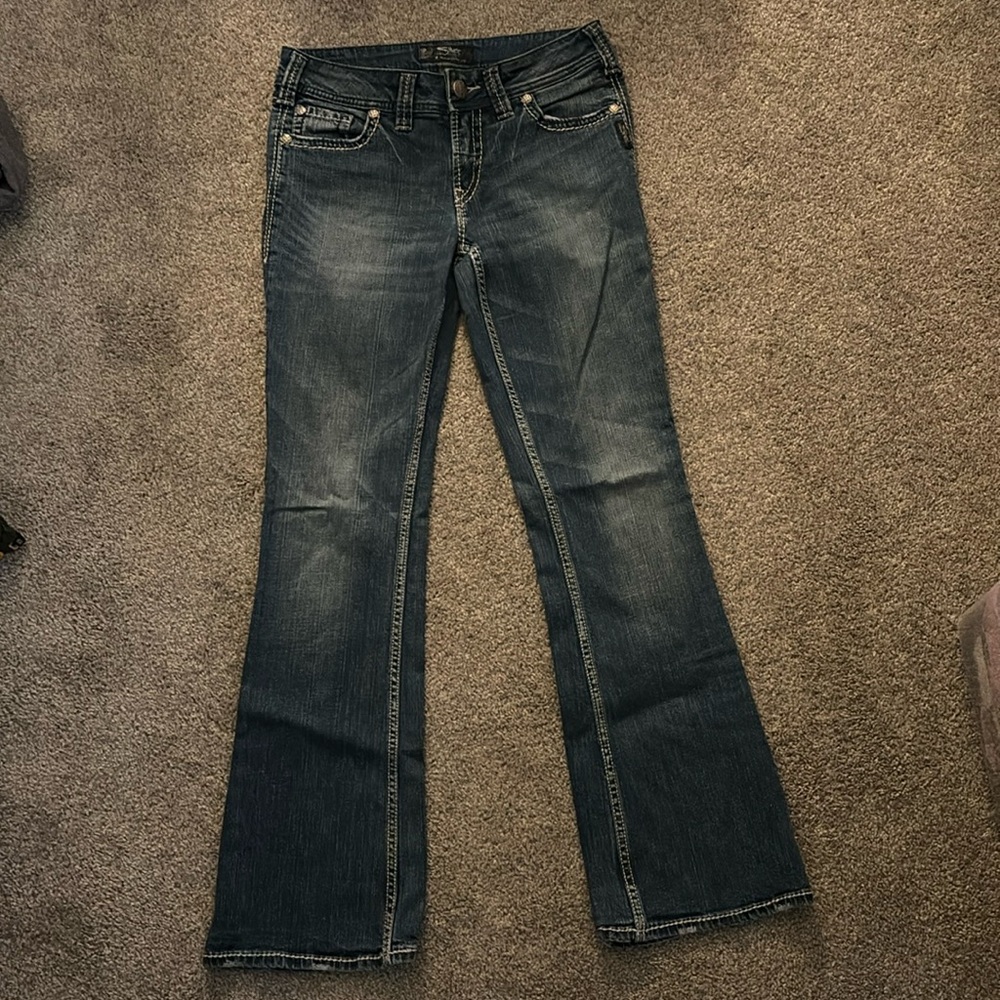 Silver jeans